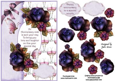 Purple Champagne and Roses