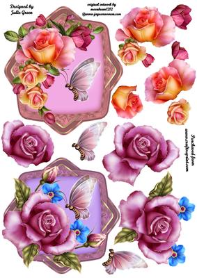 Beautiful Blooms and Butterfly Toppers