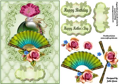 Fragrance Fan and Roses
