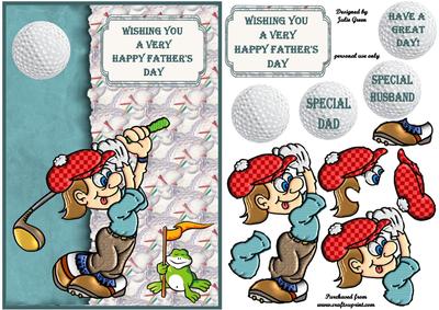 Golfing Gary on Father's Day