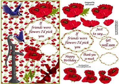 Feathers and Poppies