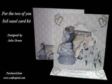 For the Two of You 8x8 Easel Kit