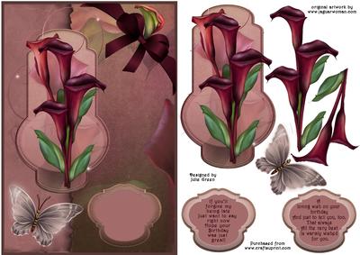 Calla Lillies and Birthday Wishes