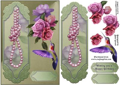 Pearls Wings and Roses