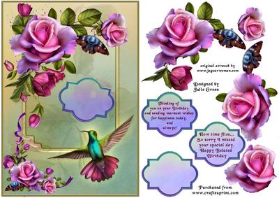 Petals Wings and Birthday Blessings