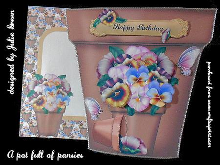 A Pot of Pansies