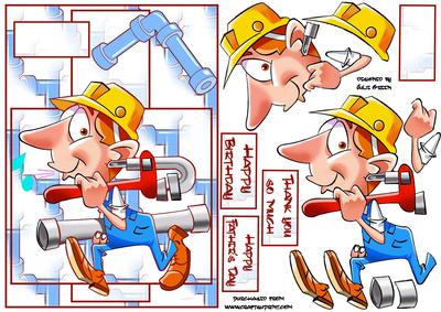 Pete the Plumber a Job Well Done