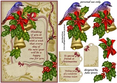 Birds Berries and Bells