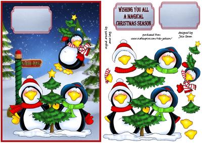 Penguin Family Greetings