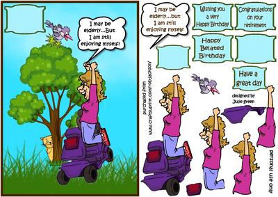 Elderly and Enjoying Female
