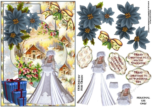 A traditional snow queen