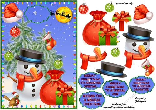 A snowmans Christmas