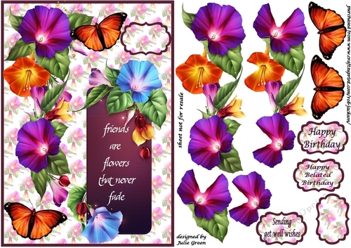 Friends and flowers