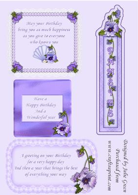 Pansy Toppers