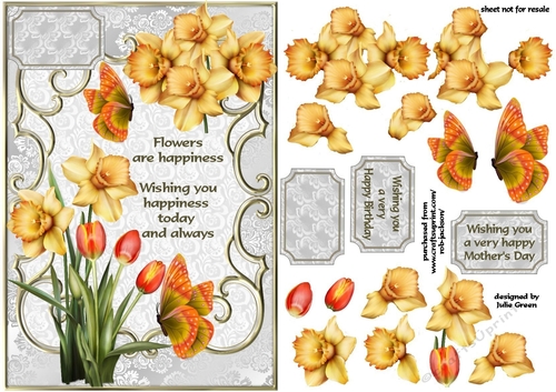 Flowers are happiness