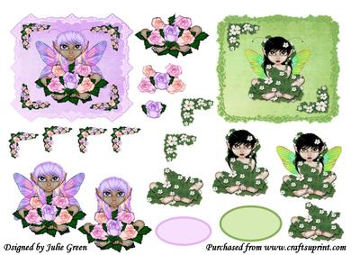 Fairies with Flowers