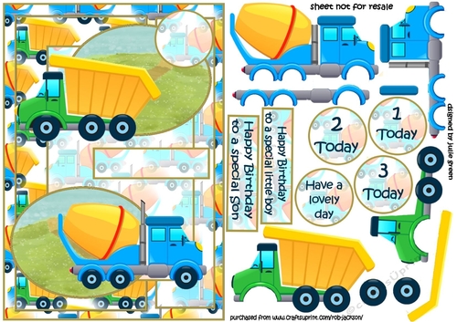 Big trucks for little boys