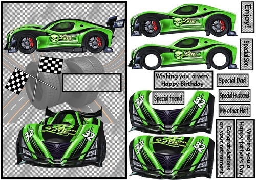 Racing cars at the ready 2