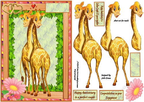 Giraffes in love