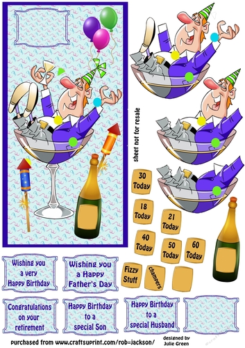 Celebrate with a glass or two 
