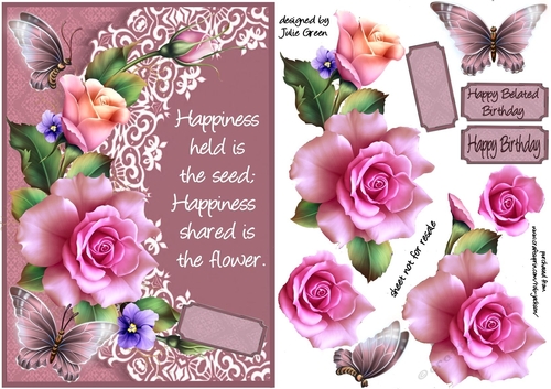 Happiness is the flower
