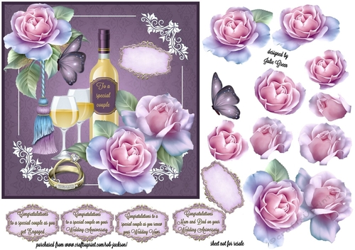 Cheers to a special couple Lilac