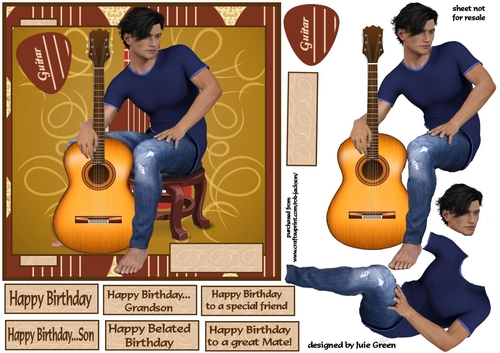Guitar Man 7x7