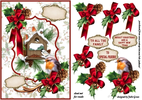 Christmas feathered friends