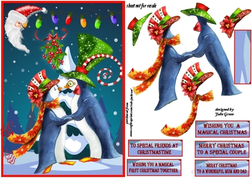 A Penguins Christmas kiss