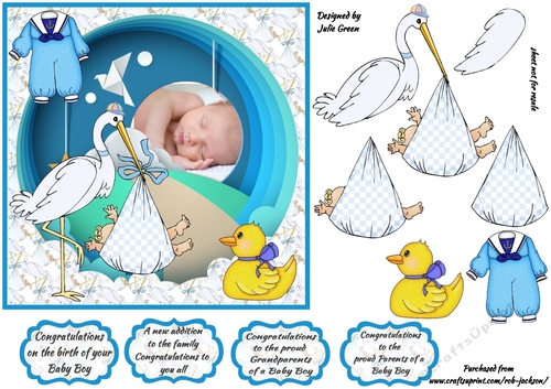 The stork brings a boy