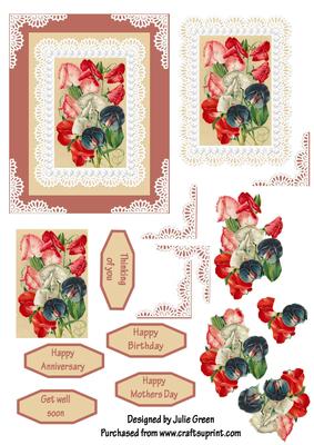 Sweet Peas and Lace