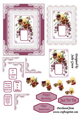 Pansies and Lace