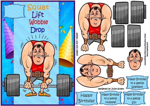 Squat lift wobble drop