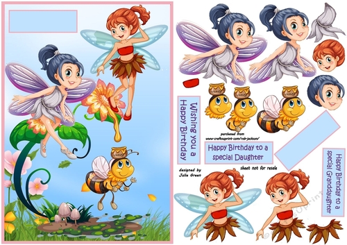 Fairies and the honey bee A5