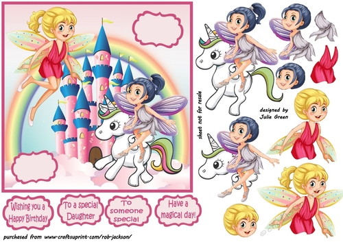 Fairies and a Unicorn