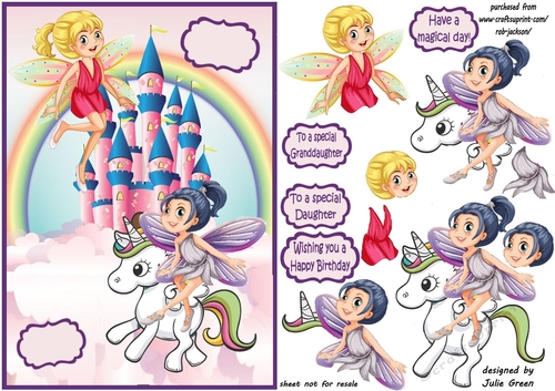 Fairies and a Unicorn
