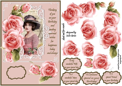 Elegance in a card A5