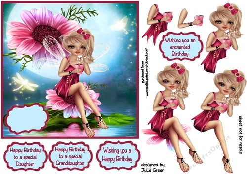 The enchanted Fairy 7x7 