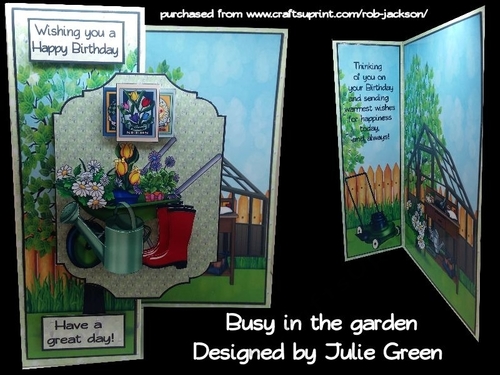 Busy in the garden