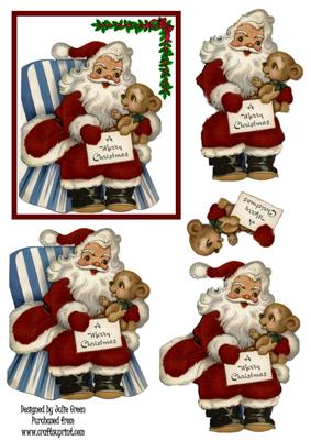 Santa and Ted. Xmas