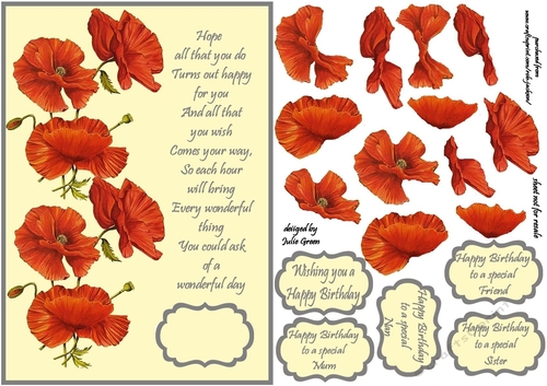 Poppies and verse