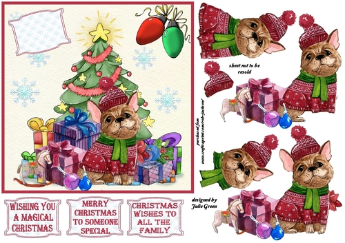 Puppy dogs Christmas