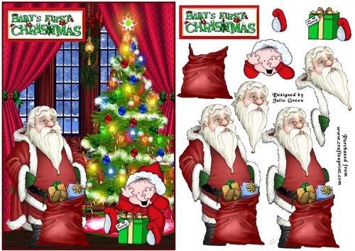 A twinkling first Christmas no pipe