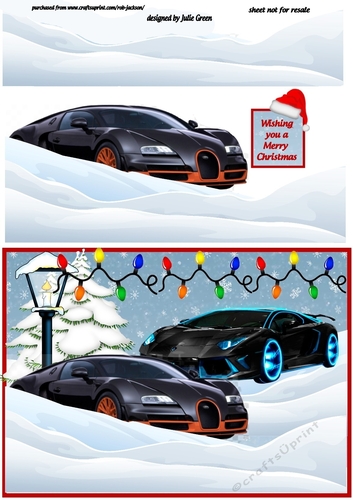 Cars in the snow