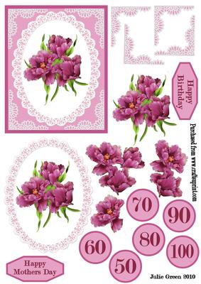 A Cameo of Flowers