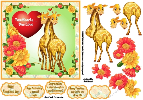 Giraffe to be in love