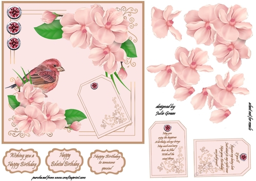 flowers and feathers