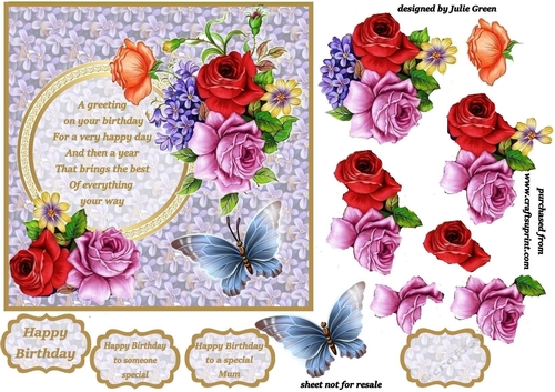 Flowers and a butterfly