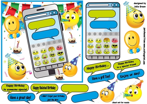 Phone and emoticons