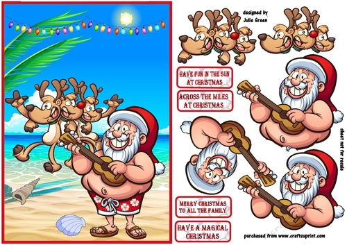 Christmas in the sun A5